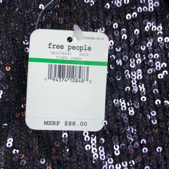 FREE PEOPLE Intimately Gold Rush Mini Dress $88 - Picture 5 of 6